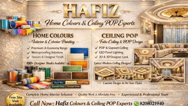 hafiz colors & ceiling pops